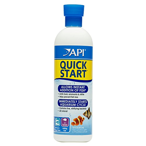 API SNELLE START Zoetwater- en zoutwateraquarium Nitrificerende bacteriën 16-ounce fles